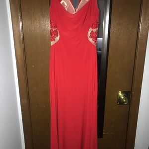 Red long prom dress! Prices can be negotiated